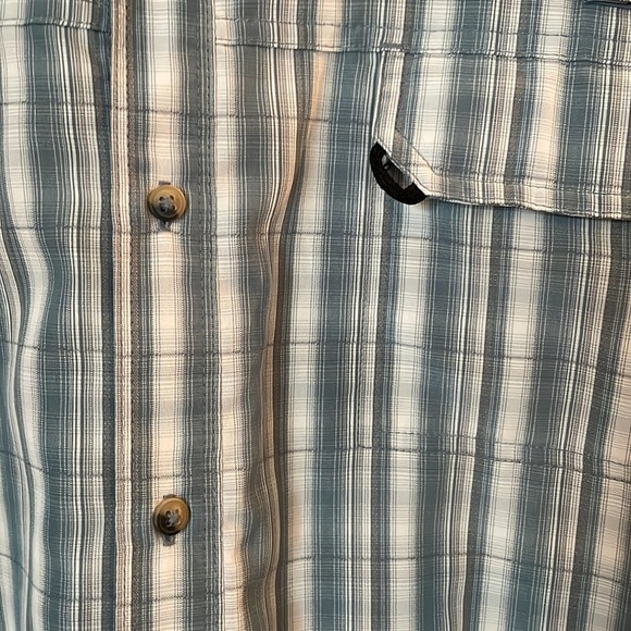 NWOT Wrangler Plaid Shirt Size 3X Short Sleeve Button Down 100%Polyester - Picture 10 of 15